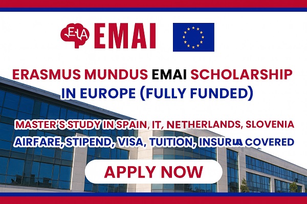 Erasmus Mundus EMAI Scholarship (Fully Funded)