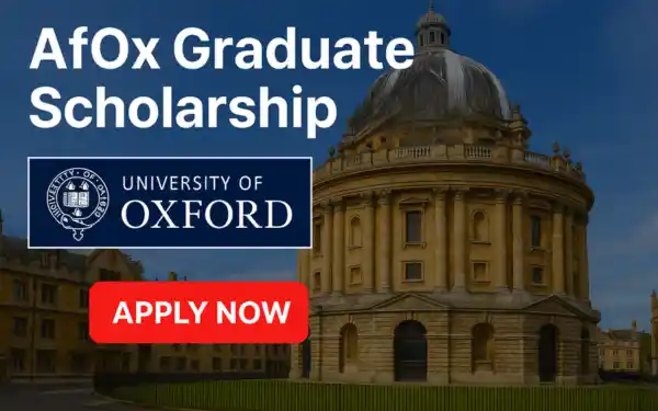 AfOx Graduate Scholarship 2026 (Fully Funded) | Study at the University of Oxford