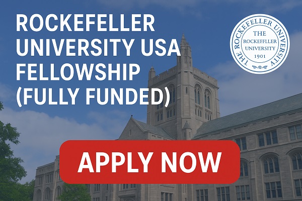 Rockefeller University USA Fellowship (Fully Funded)