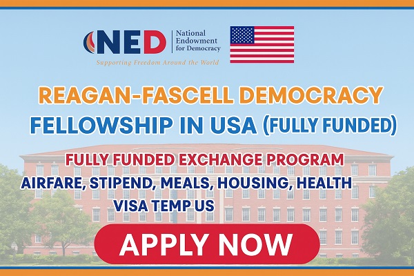 Reagan Fascell Democracy Fellowship in USA (Fully Funded)
