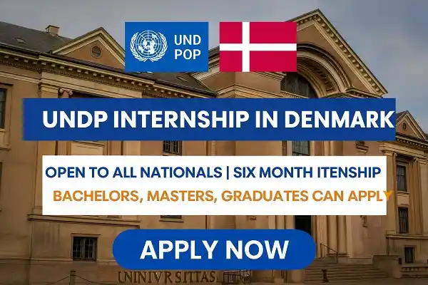 UNDP Internship in Denmark (Month Stipend)