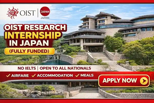 OIST Research Internship in Japan (Fully Funded)
