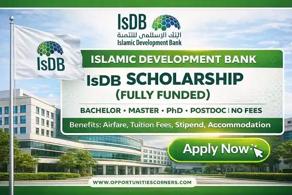 Islamic Development Bank IsDB Scholarship (Fully Funded)