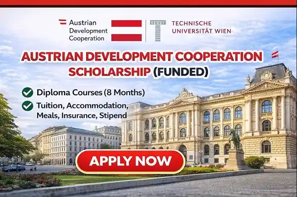 Austrian Development Cooperation Scholarship (Funded)