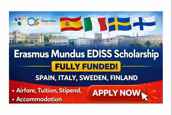 Erasmus Mundus EDISS Scholarship (Fully Funded)