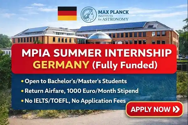 MPIA Summer Internship in Germany (Fully Funded)