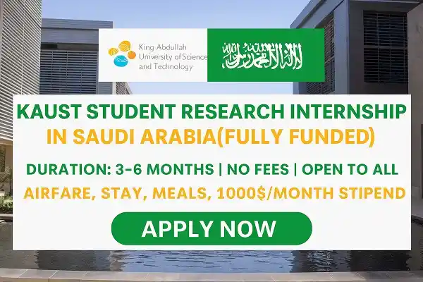 KAUST VSRP Internship in Saudi Arabia (Fully Funded)