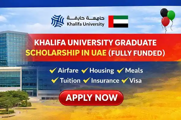 Khalifa University Scholarship in UAE (Fully Funded)