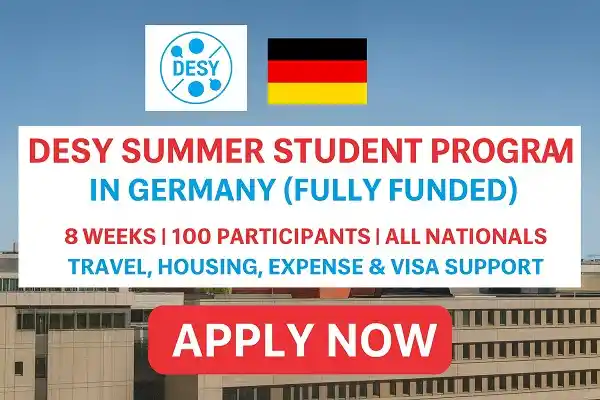 DESY Summer Student Program in Germany (Fully Funded)