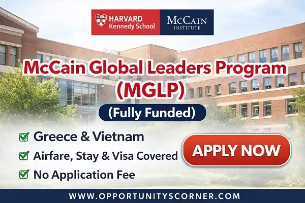McCain Global Leaders Program (MGLP) (Fully Funded)