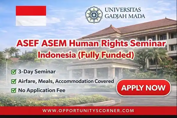 ASEF ASEM Human Rights Seminar Indonesia (Fully Funded)