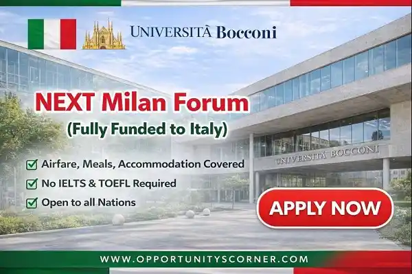 NEXT Milan Forum 2026 (Fully Funded to Italy)