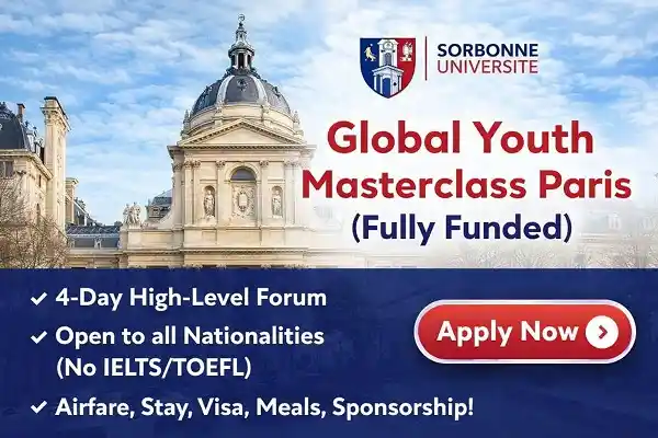 Global Youth Masterclass Paris (Fully Funded)