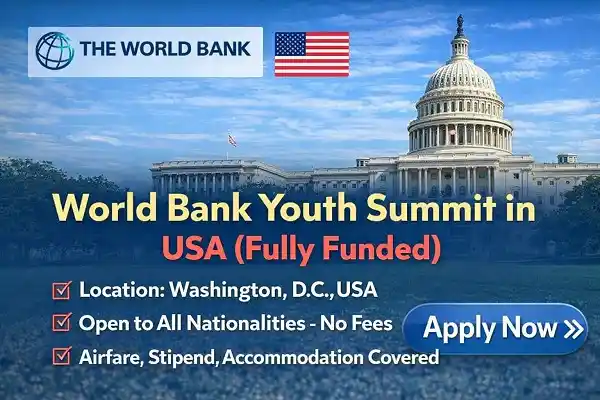 World Bank Youth Summit in USA (Fully Funded)